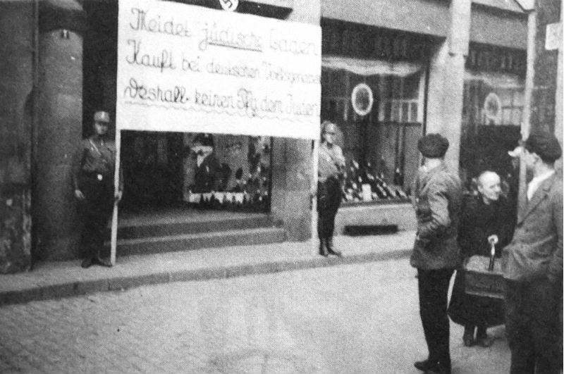Boykott 1933 Mehs Schuhaus Wolff 800