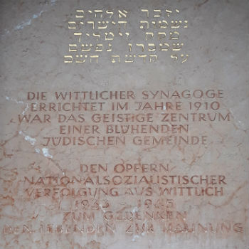 Gedenktafel Synagoge wil hw350 350