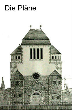 Synagoge Zeichnung Vienken Front Seite Ausschnitt 250a Text